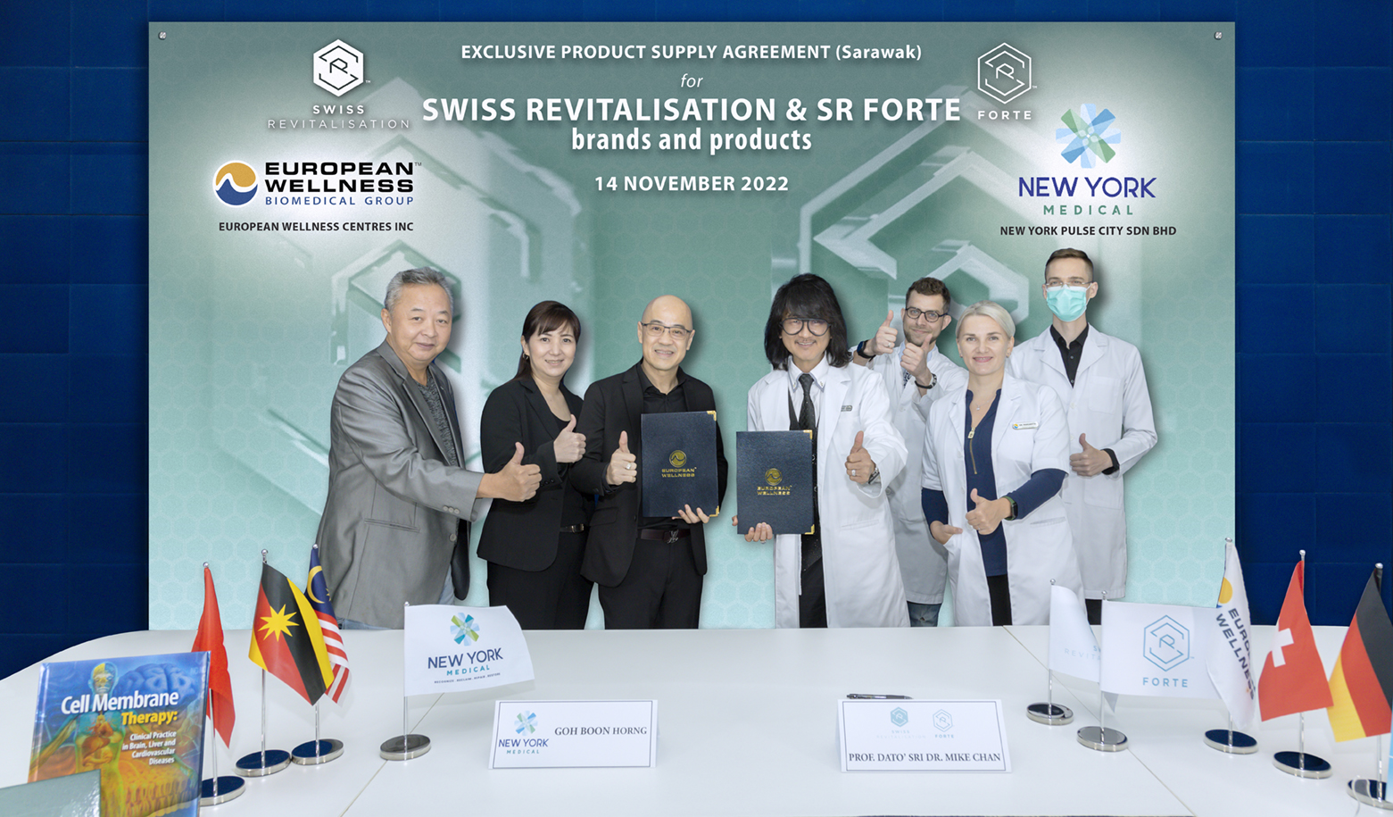 Strategic Collaboration between Swiss Revitalisation, SR Forte, and New York Medical in Sarawak, Malaysia!